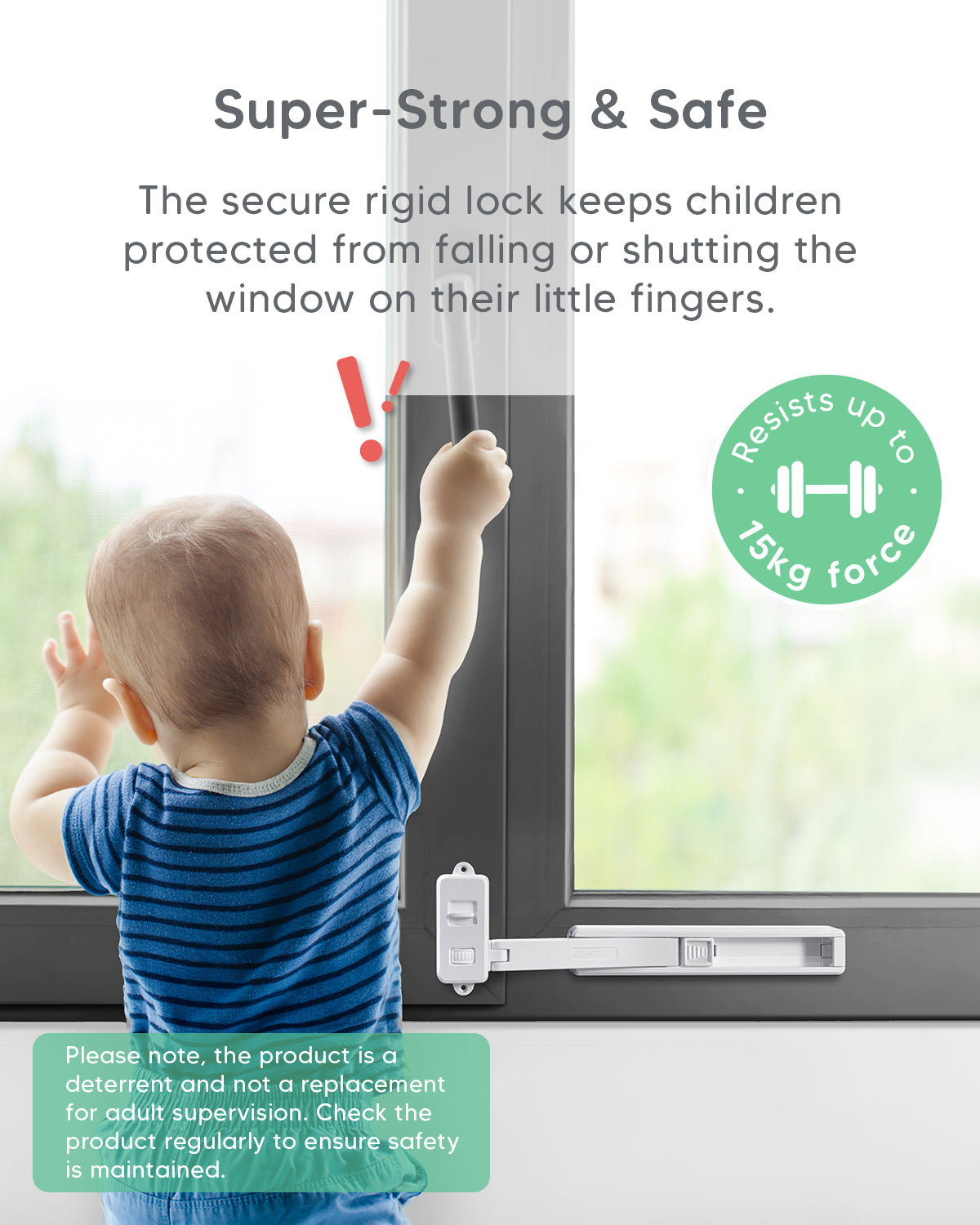 Safety Window Lock - White