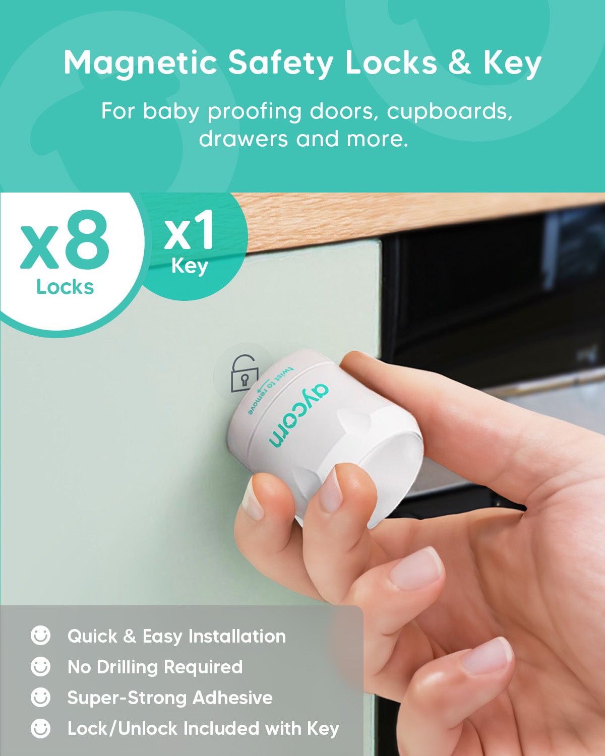 Baby Proofing Kit (30 Pack) - White