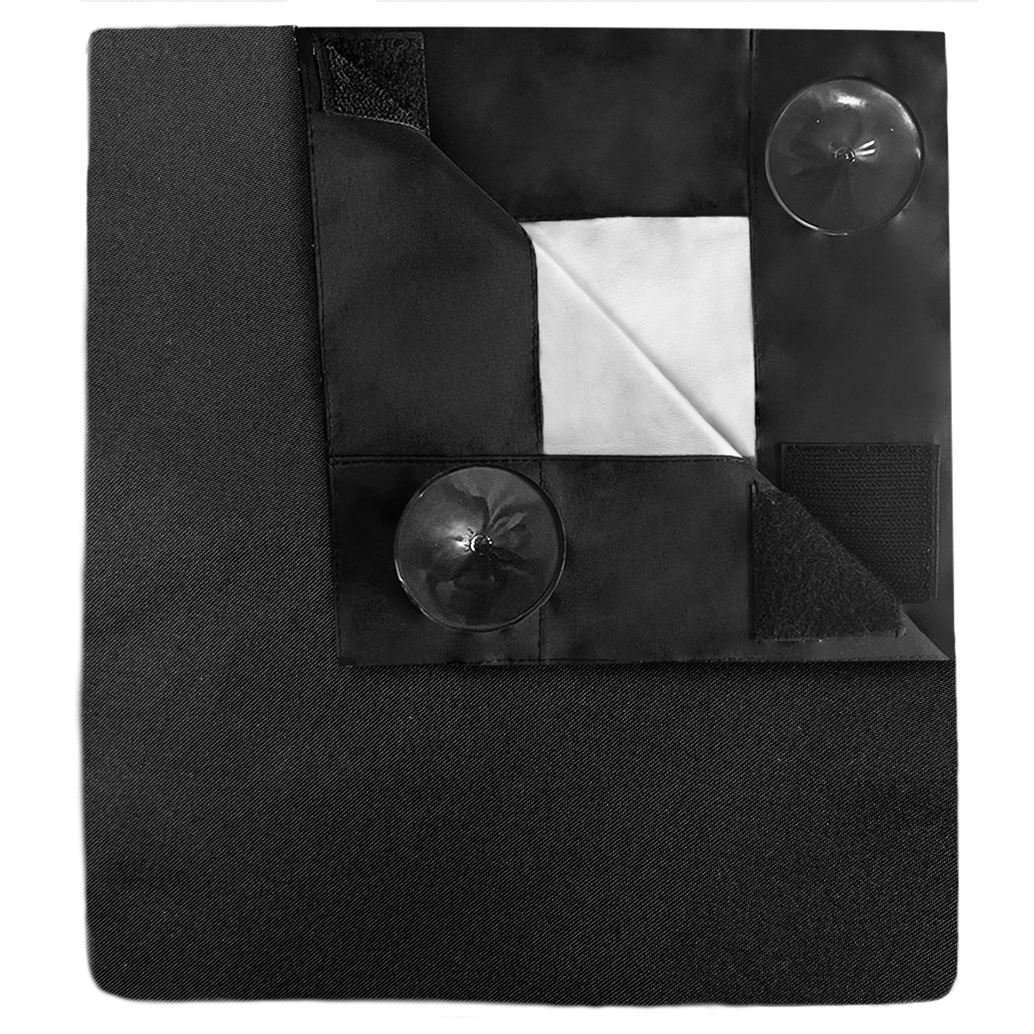 130 x 200 cm Temporary Blackout Curtains - Black