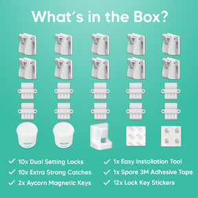 Spare Keys x2 for Magnetic Safety Locks