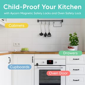 10 Pack Magnetic Safety Locks & Oven Lock