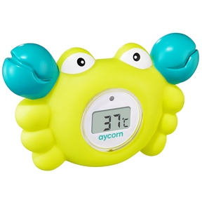 Baby bath with online thermometer
